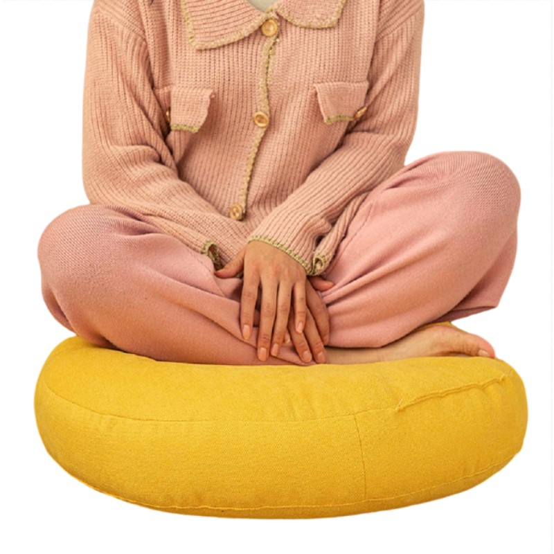 Meditation Cushion Zafu - Vloerzitkussen Verdikt Meditatiekussen Eenvoudig Japanse stijl