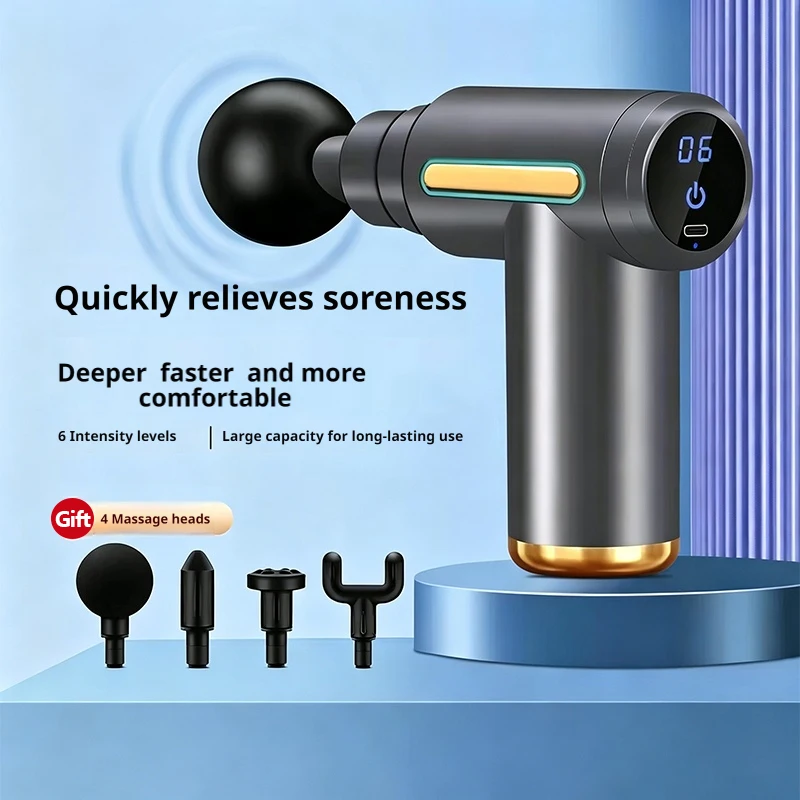 Health Wellness Massage - 6-speeds mini elektrische fascia gun diepe