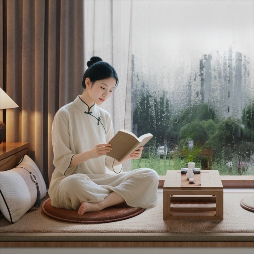 Meditation Cushion Zafu - Zafu dik lederen kussen zacht antislip