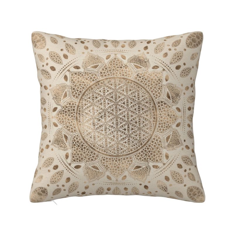 Meditation Cushion Zafu - Aangepaste Bloem Van Leven In Lotus