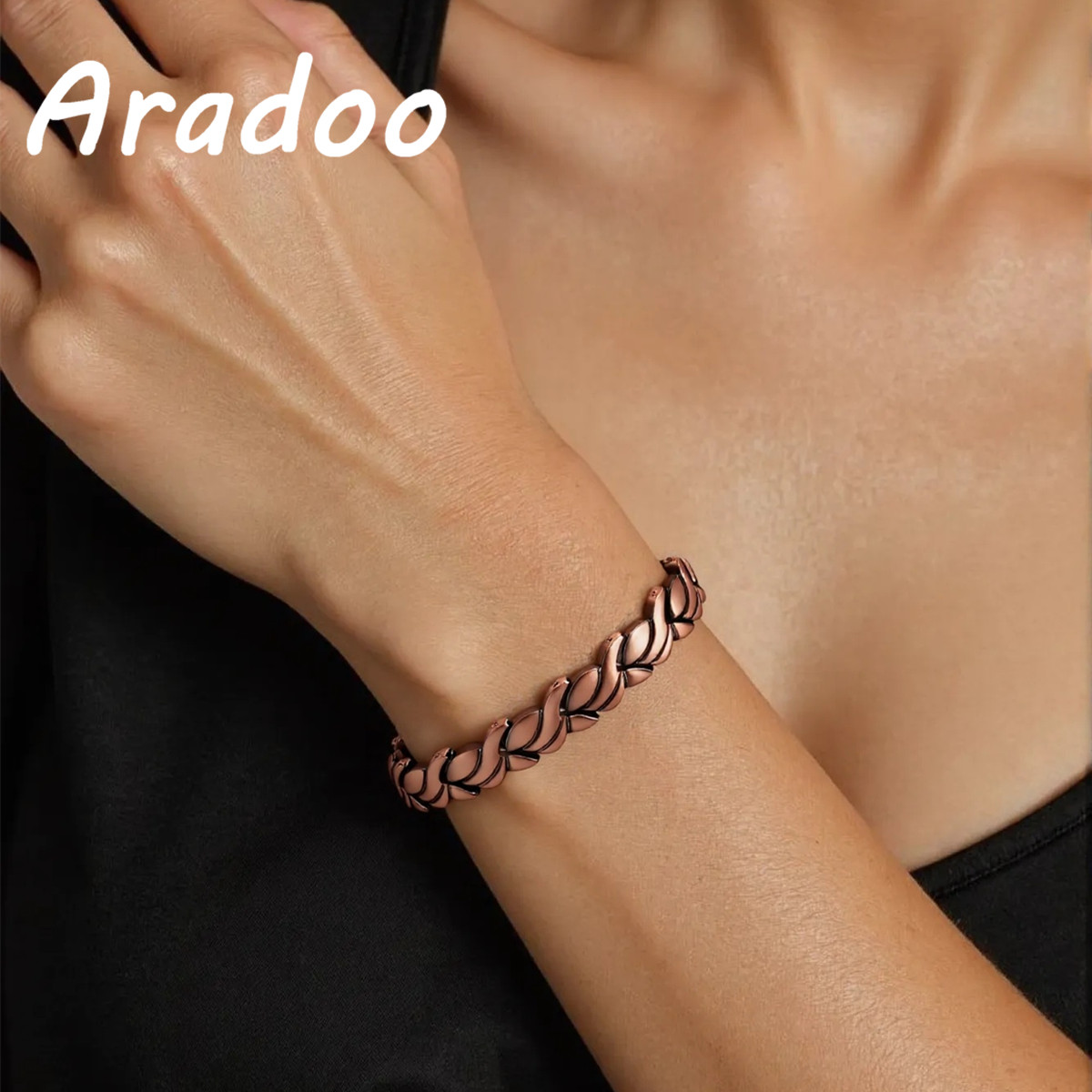 Health Wellness Bracelet - ARADOO Magnetische armband van puur koper