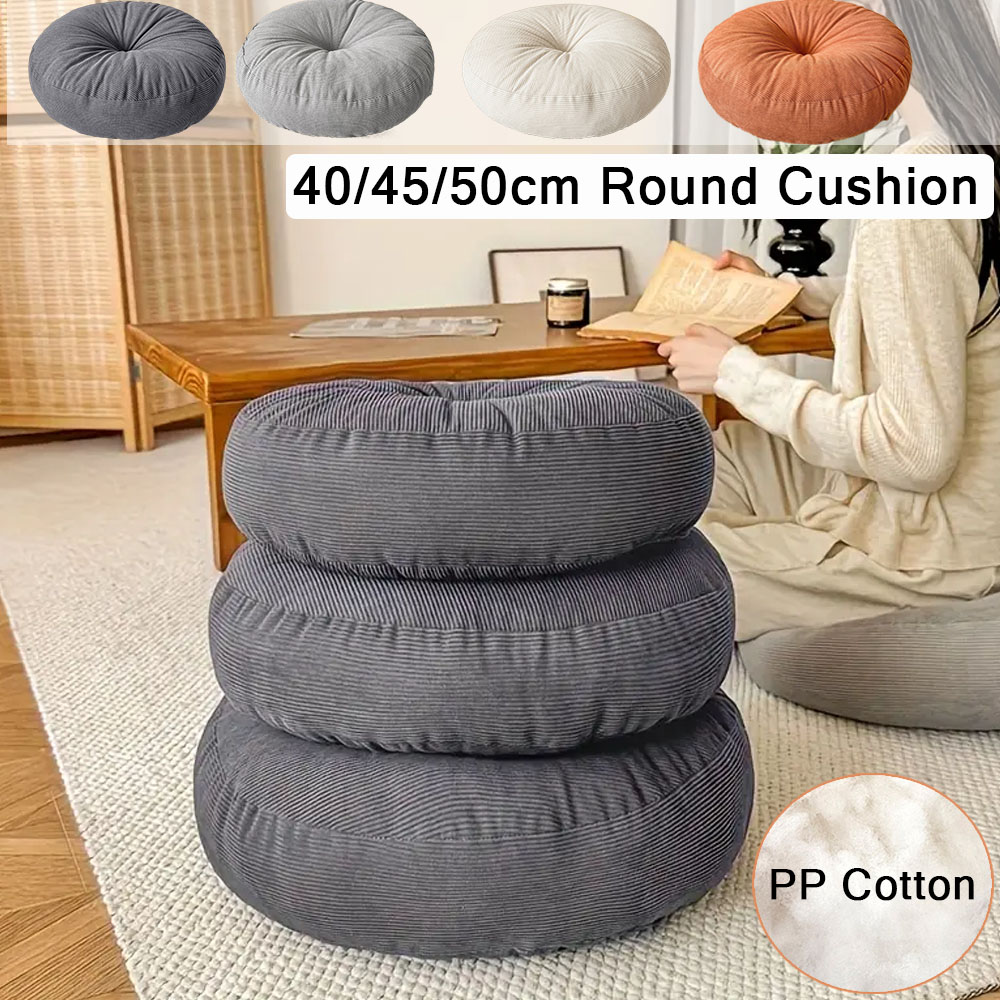 Meditation Cushion Zafu - Moderne stijl dik corduroy ultrazacht rond