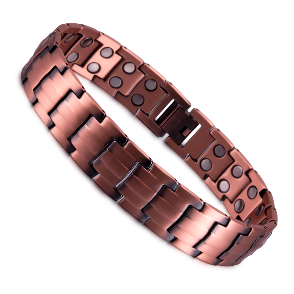 Health Wellness Bracelet - Premium rood koperen magnetische therapiearmband voor