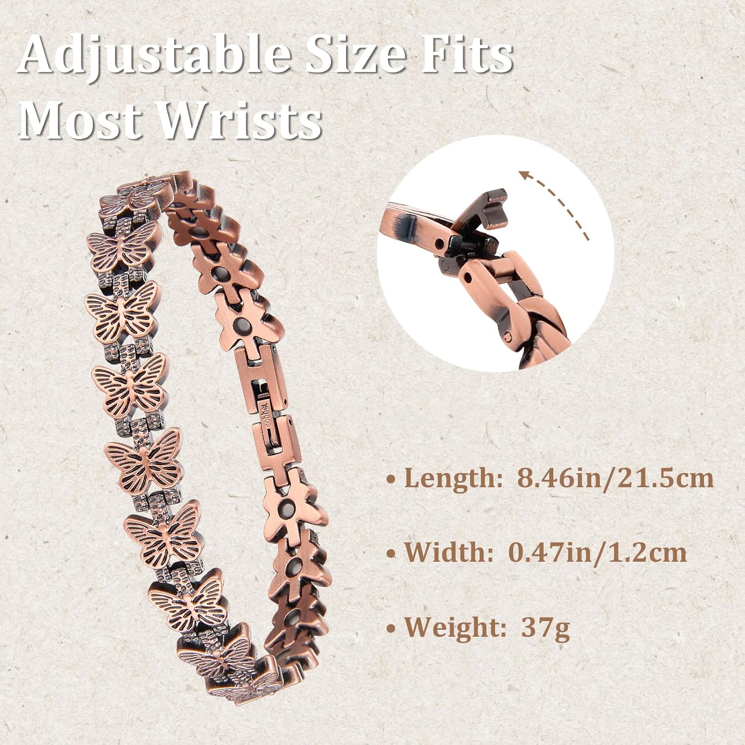 GMOX Premium Koperen Magnetisc - Health Wellness Bracelet recensie en prijs