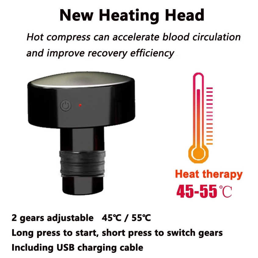 Nieuwe Warmte Fascia Pistool M - Health Wellness Massage recensie en prijs