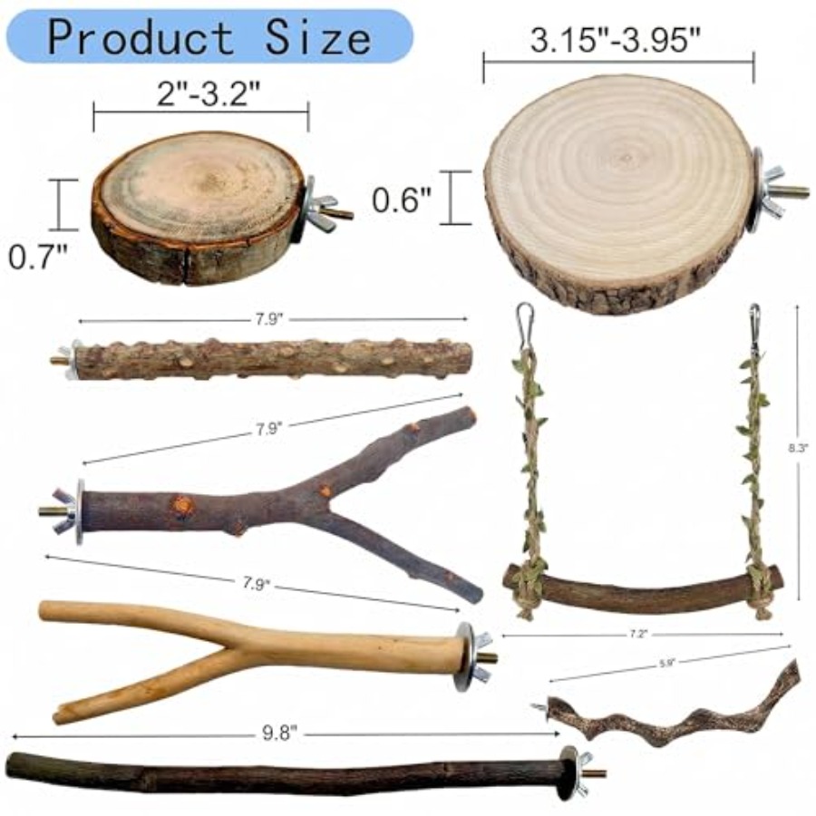 8 stuks natuurlijke houten vog - Health & Wellness Alegria recensie en prijs