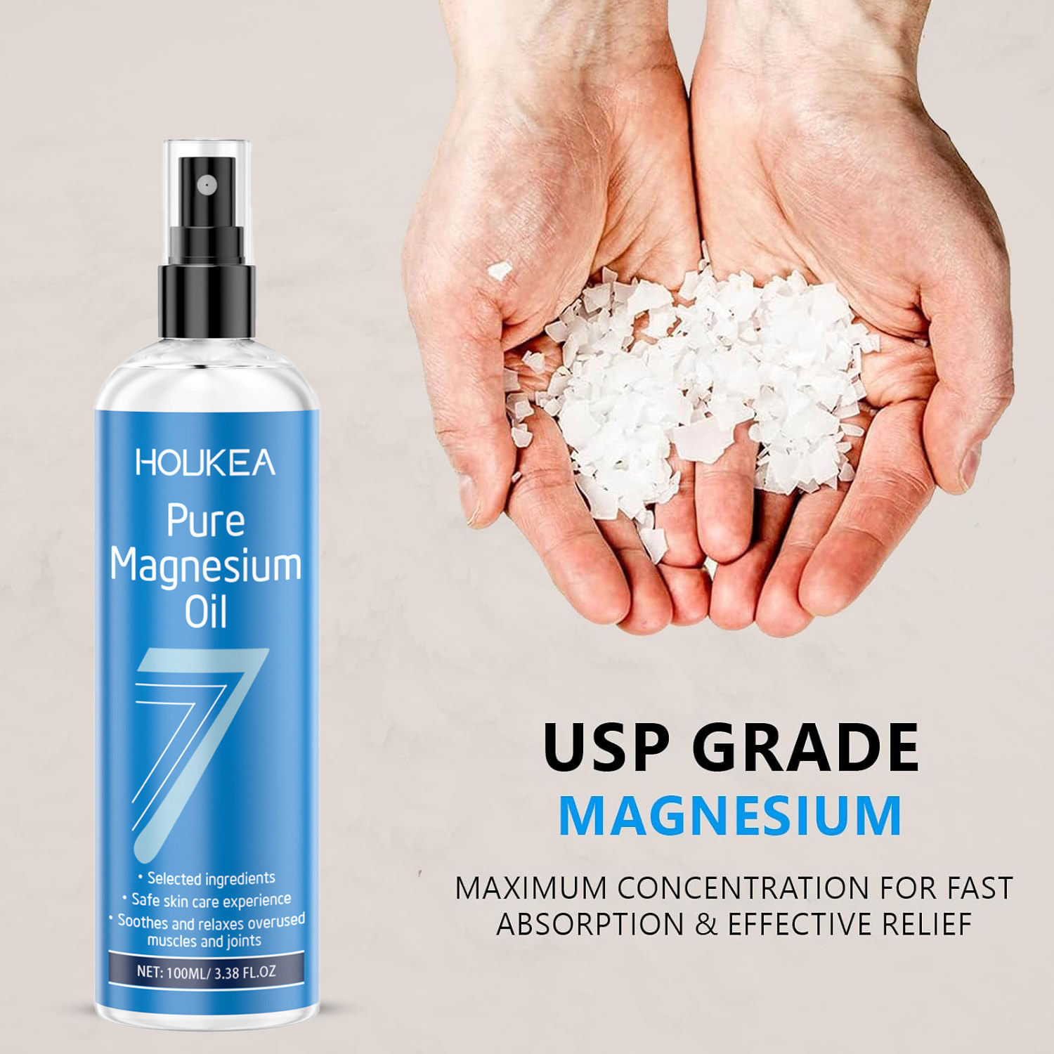 Pure Magnesium Olie Spray - US - Bath Salts Magnesium recensie en prijs