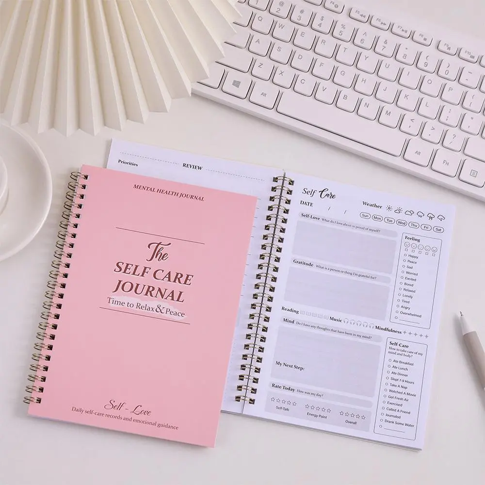 Dagelijks zelfzorgdagboek, 5-m - Health Wellness Journal recensie en prijs