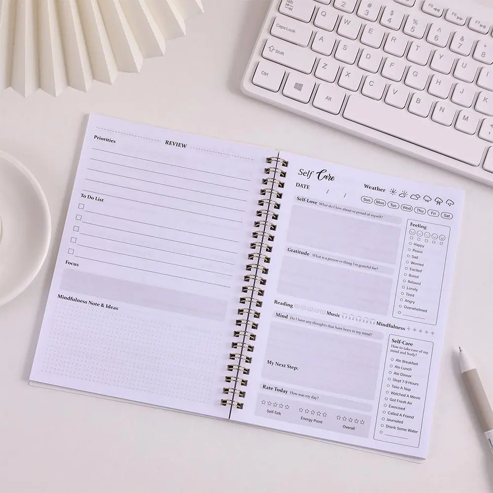 Dagelijks zelfzorgdagboek, 5-m - Health Wellness Journal recensie en prijs