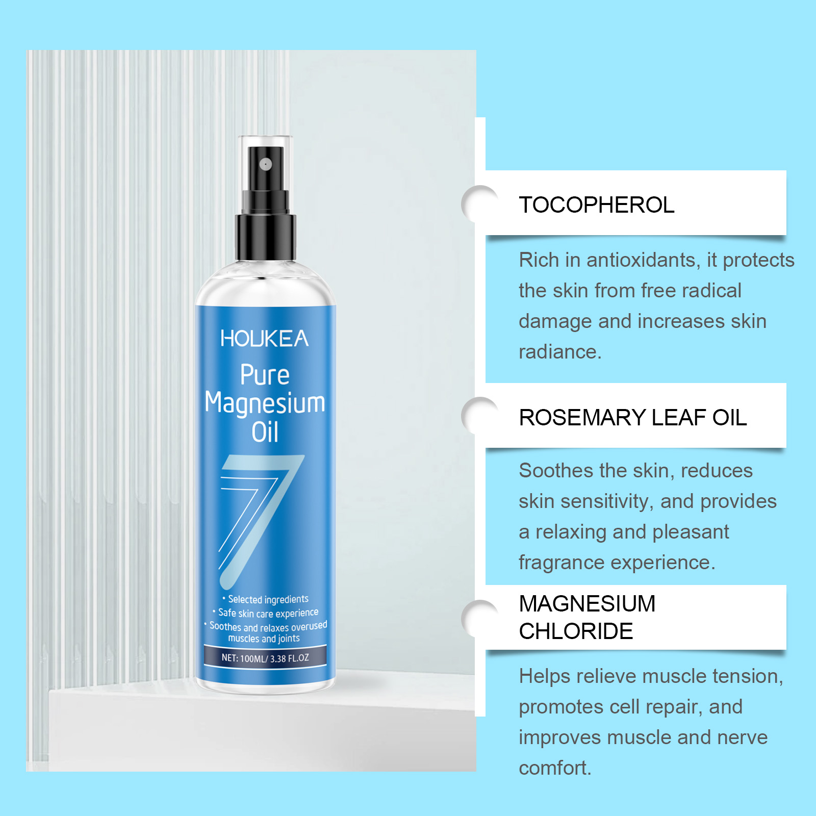 Houkea Minerale Magnesiumolie  - Bath Salts Magnesium recensie en prijs